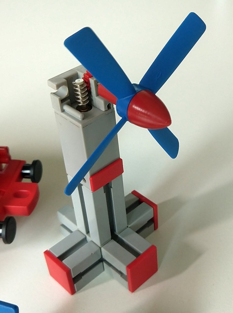 Windmill with old mini-motor