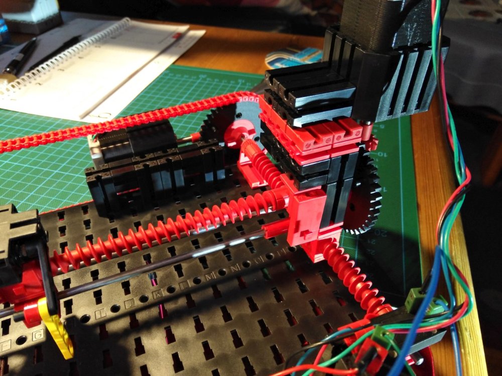 Stabilisierung Schrittmotor