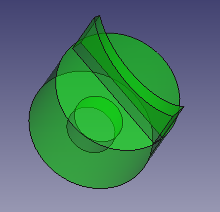 Gleitstein FreeCAD-Modell