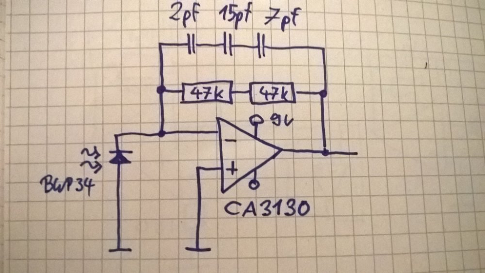 Schaltung mit Opamp CA3130