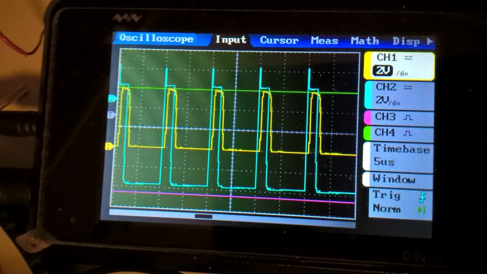 Signal bei optimaler Einstellung