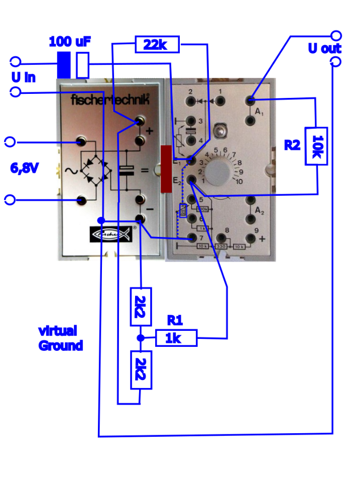 Nicht-Invertierender Analogverstärker mit ft