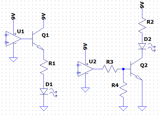 OpAmp und NPN