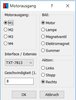 Einstellungen beim Motorobjekt