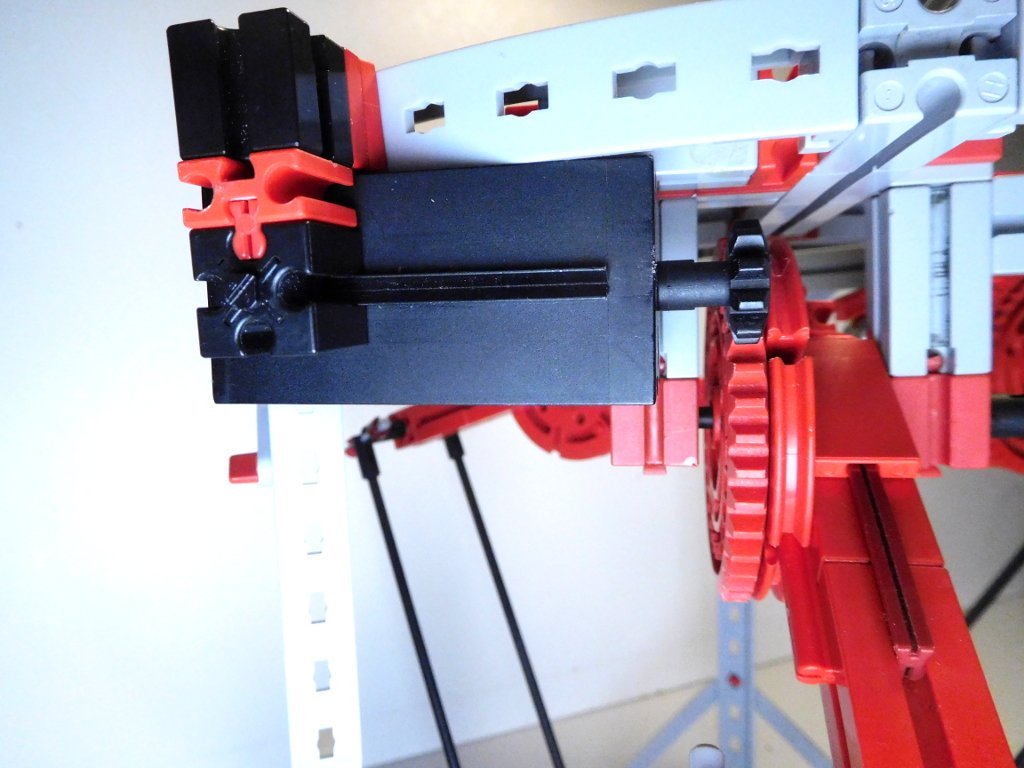 Motor-Befestigung (hier mit XM-Encodermotoren)